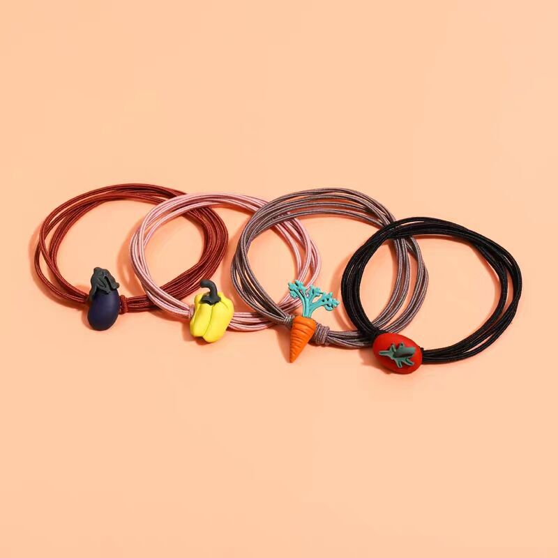 Dây buộc tóc hình rau củ p058