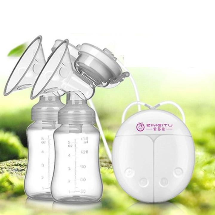 Máy Hút Sữa Điện Đôi Real Bubee - Máy Vắt Sữa 2 Bình Tiện Lợi Cho Mẹ Và Bé Yêu