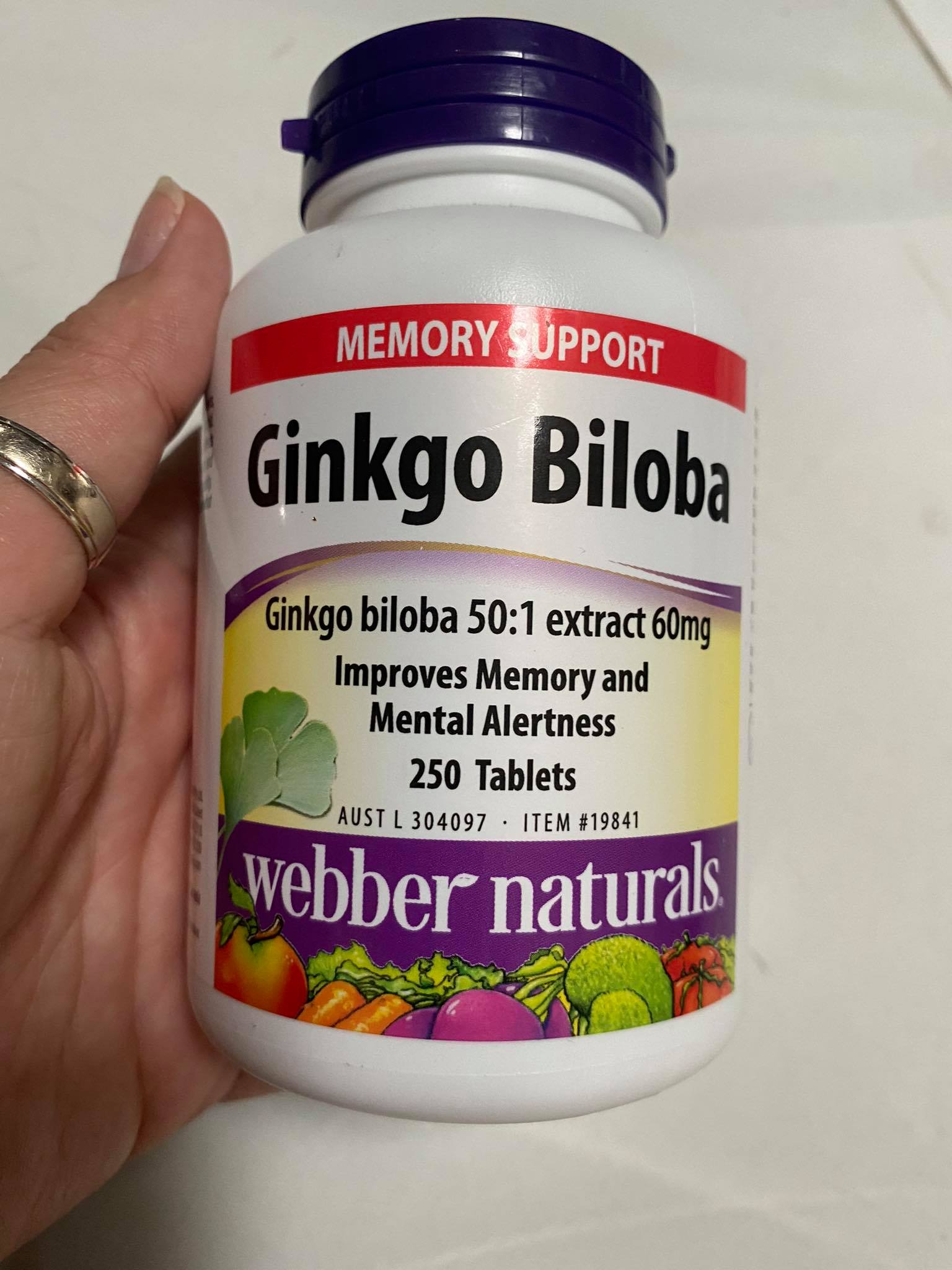 Ginkgo Biloba 60mg Webber Naturals