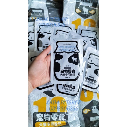 Sữa chua sữa dê hỗ trợ tiêu hoá, tăng cường miễn dịch cho chó, mèo, hamster,... thú cưng