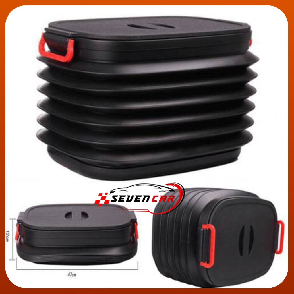 Thùng đựng đồ gấp gọn, thùng đồ để cốp xe hơi sức chứa lớn vô cùng tiện dụng