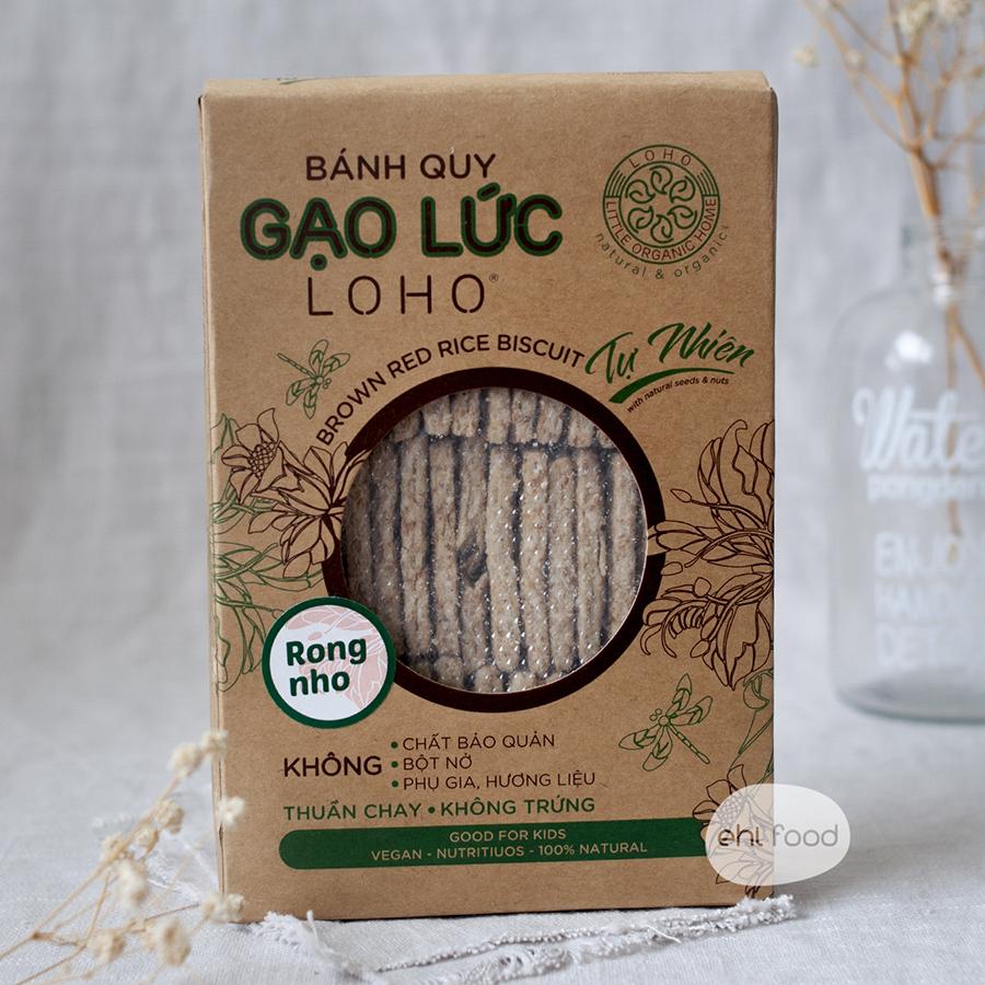Bánh quy gạo lứt loho