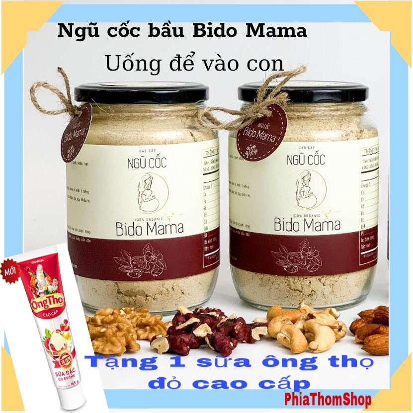 [Tặng kèm 1 tuýp sữa ông thọ đỏ] Ngũ Cốc Mẹ Bầu BiDo MaMa