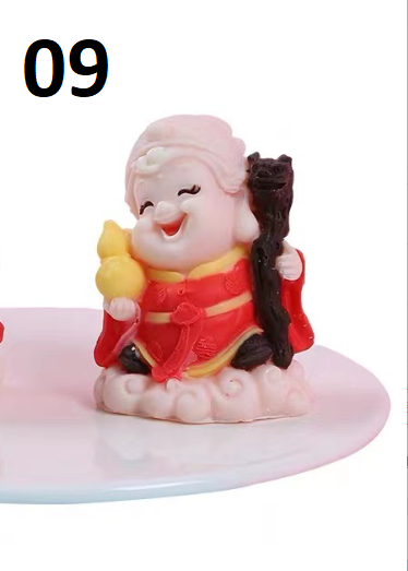 Khuôn silicon 4d làm rau câu hình bà thọ