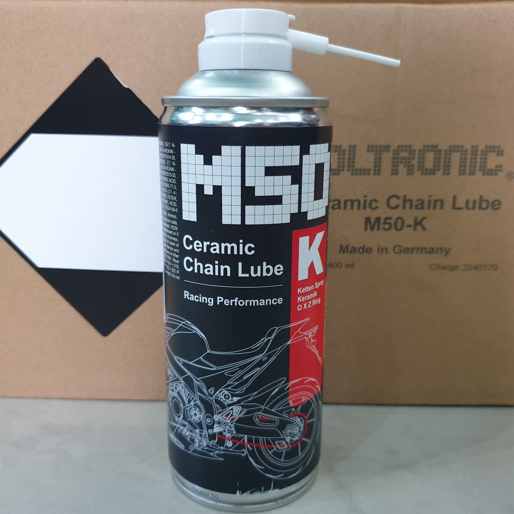 Chai xịt dưỡng sên không văng voltronic m50 ceramic chain lube 400ml