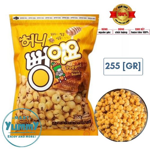 Bắp rang bơ vị mật ong Hàn Quốc 255 gram (Bỏng ngô, bắp rang Hàn Quốc)