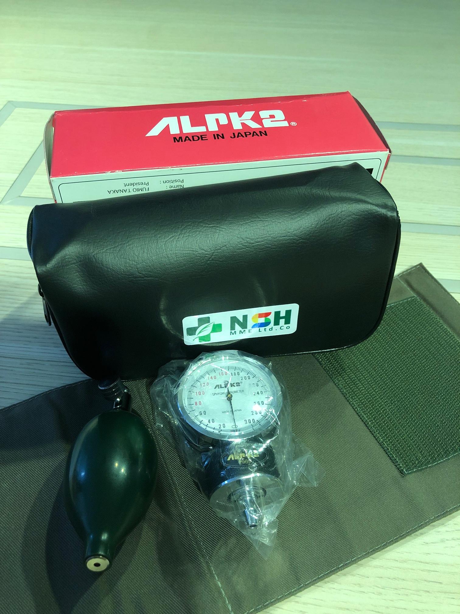 Máy đo huyết áp cơ alpk2 kèm ống nghe alpk2 ft-801 nhật bản