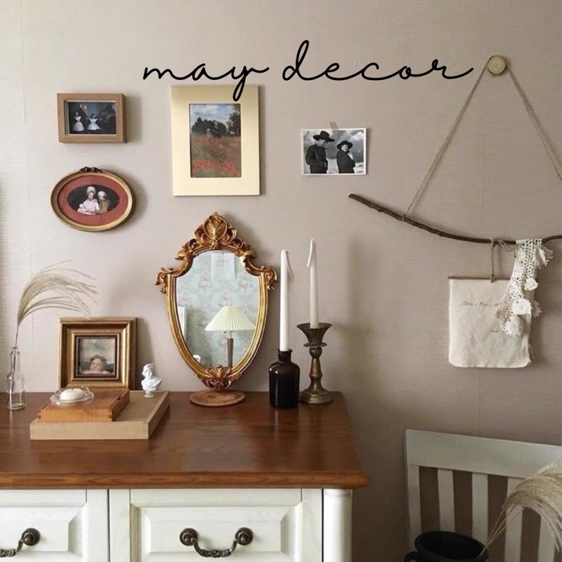 Gương vàng cổ điển phong cách Châu Âu - may.decor
