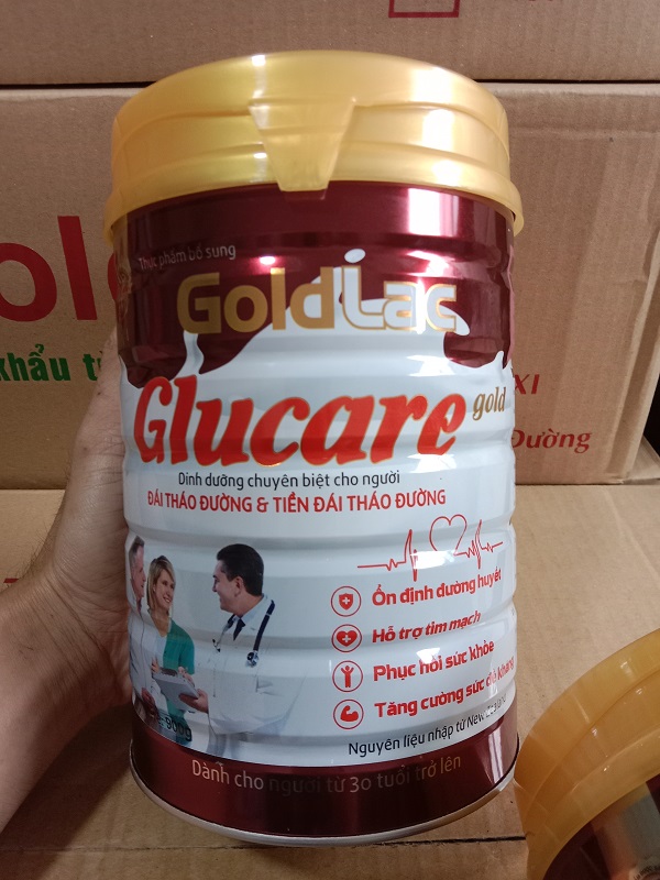 Sữa tiểu đường goldlac glucare 900g - giúp ổn định đường huyết