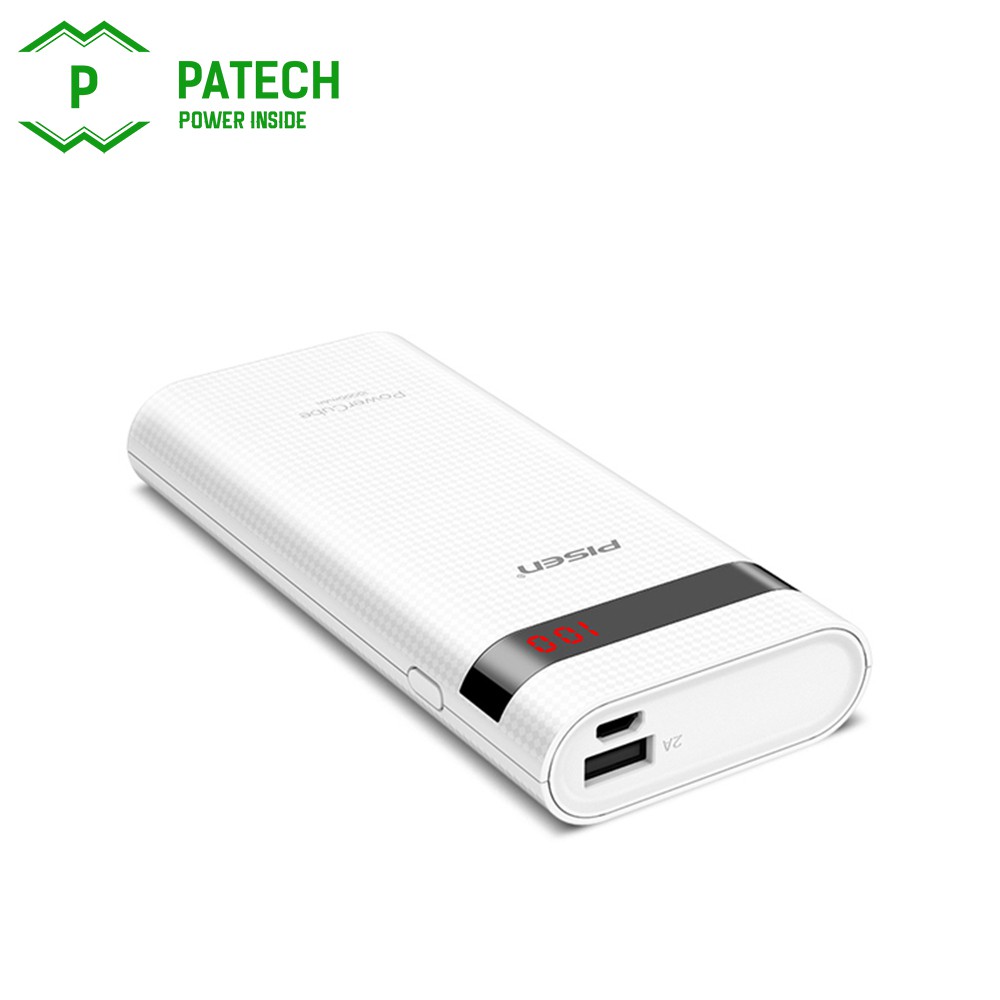 Pin sạc dự phòng pisen 10000mah power cube – hàng chính hãng