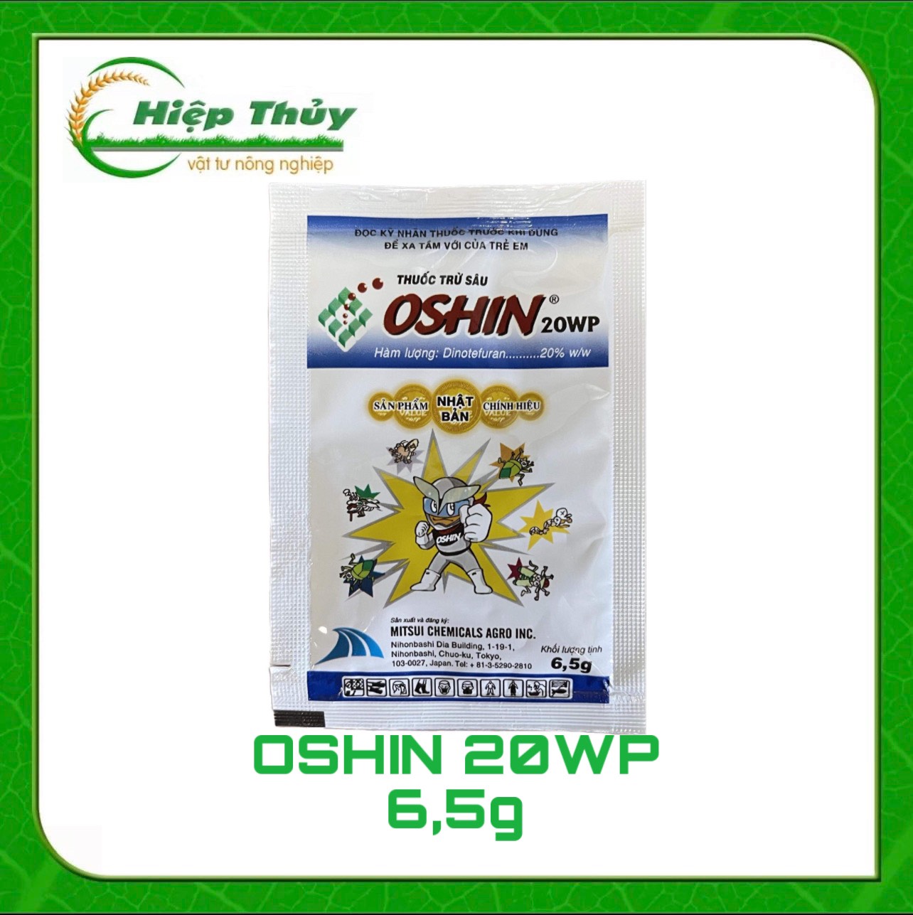 Oshin 20WP trừ sâu, rầy thế hệ mới