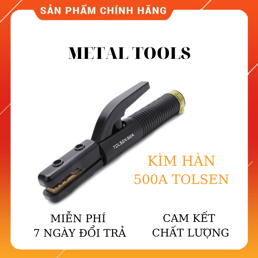 Kẹp hàn 500a tolsen 44931 – size: 260mm- kìm hàn metal tools