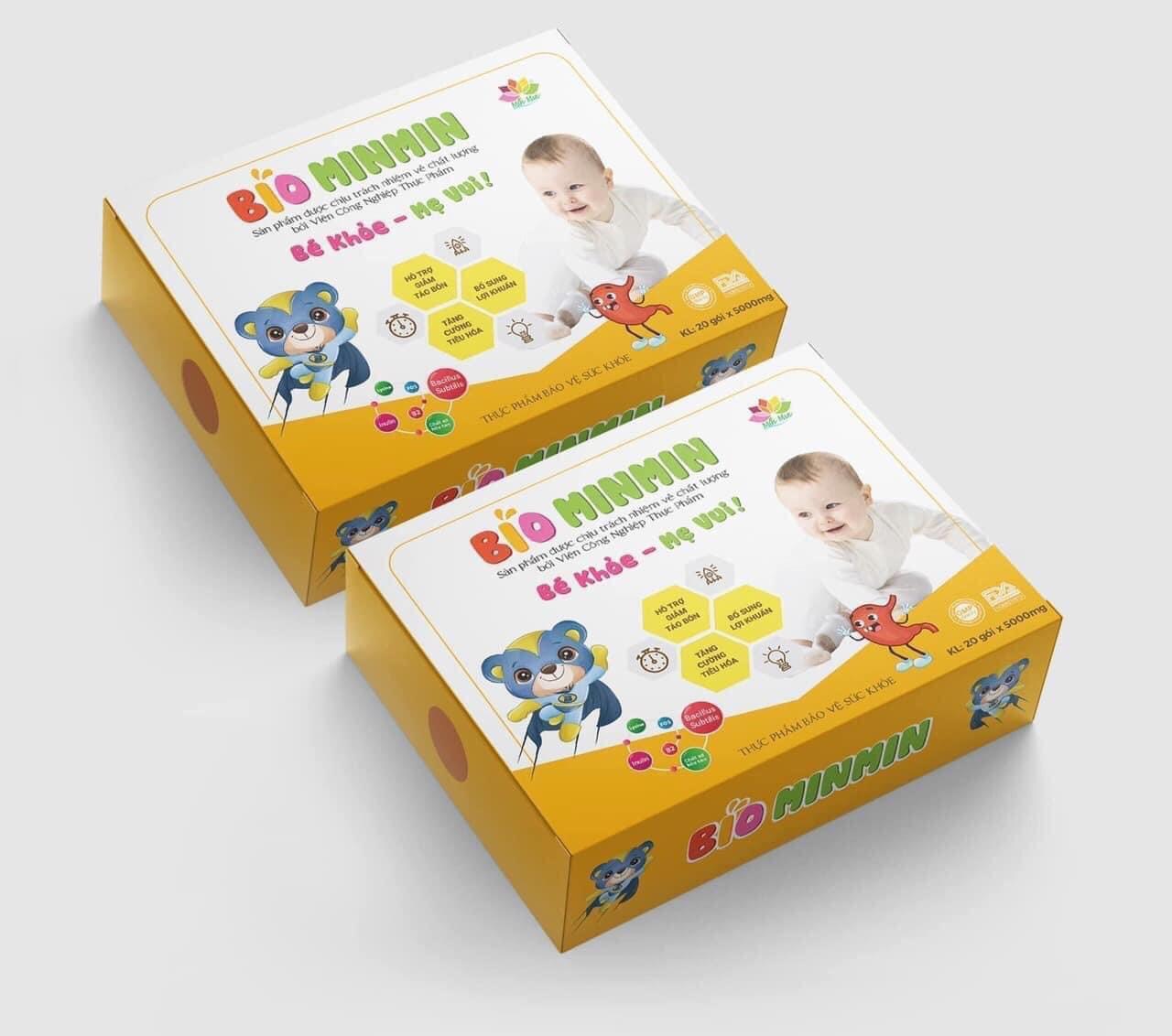 Bio Min Min - Men Bio minmin bổ sung vitamin chống táo bón kích thích ăn ngon cho bé