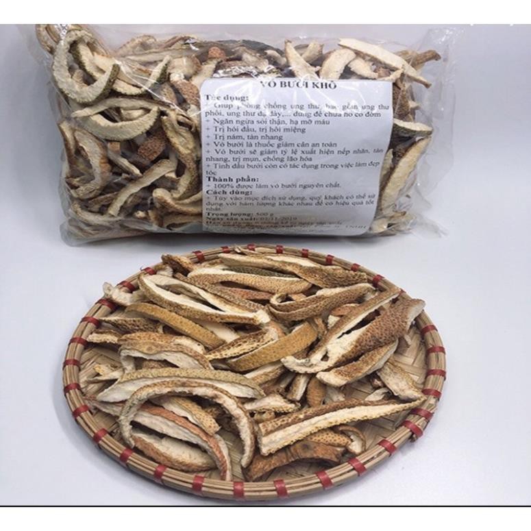 Vỏ bưởi khô 1kg hàng chuẩn loại 1