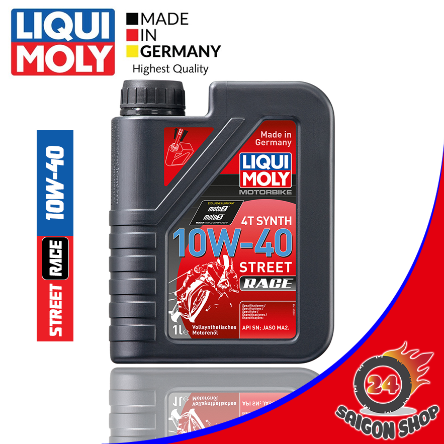 NHỚT LIQUI MOLY STREET RACE 10W40 Tổng Hợp Toàn Phần