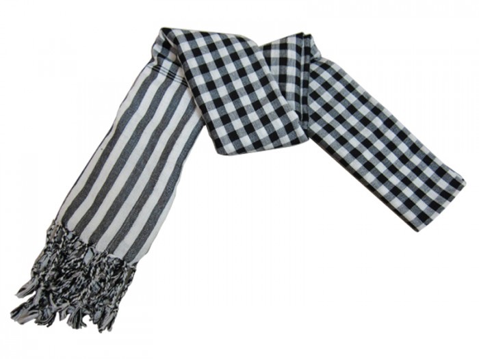 [HCM]KHĂN RẰN ĐI PHƯỢT ĐEN CARO LỚN