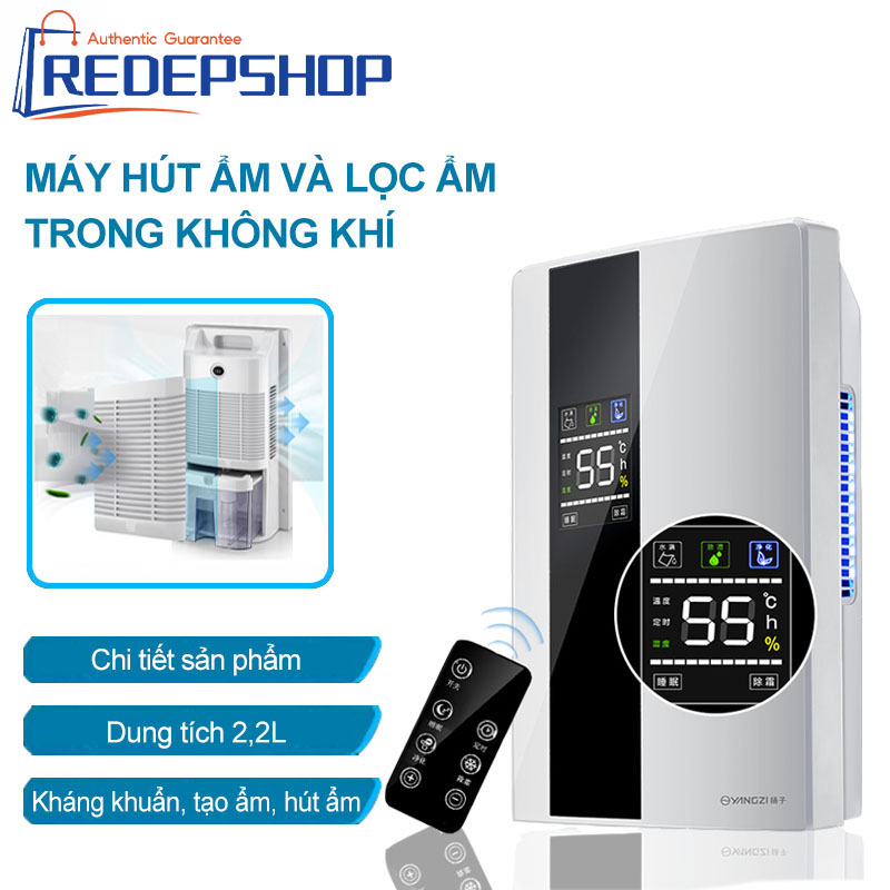 Máy hút ẩm gia dụng máy lọc ẩm hút ẩm trong nhà máy hút ẩm mini không ồn - Máy hút ẩm lọc không khí - Kháng khuẩn mạnh mẽ