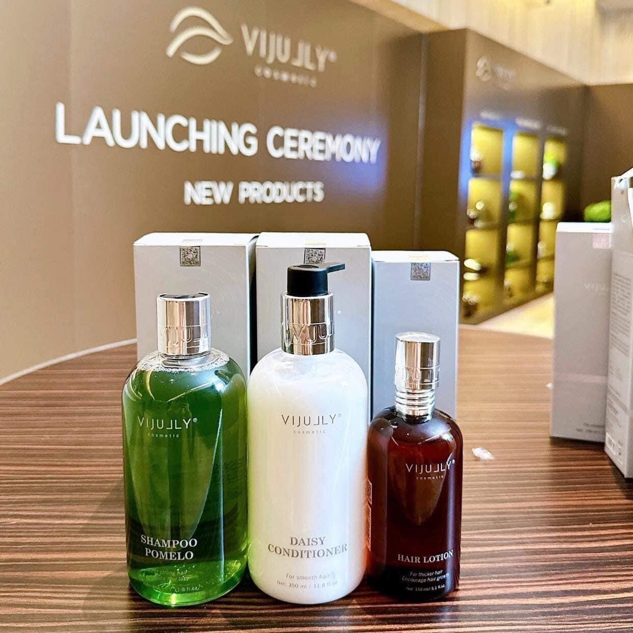 Combo tinh dầu gội bưởi Vijully cải tiến mới