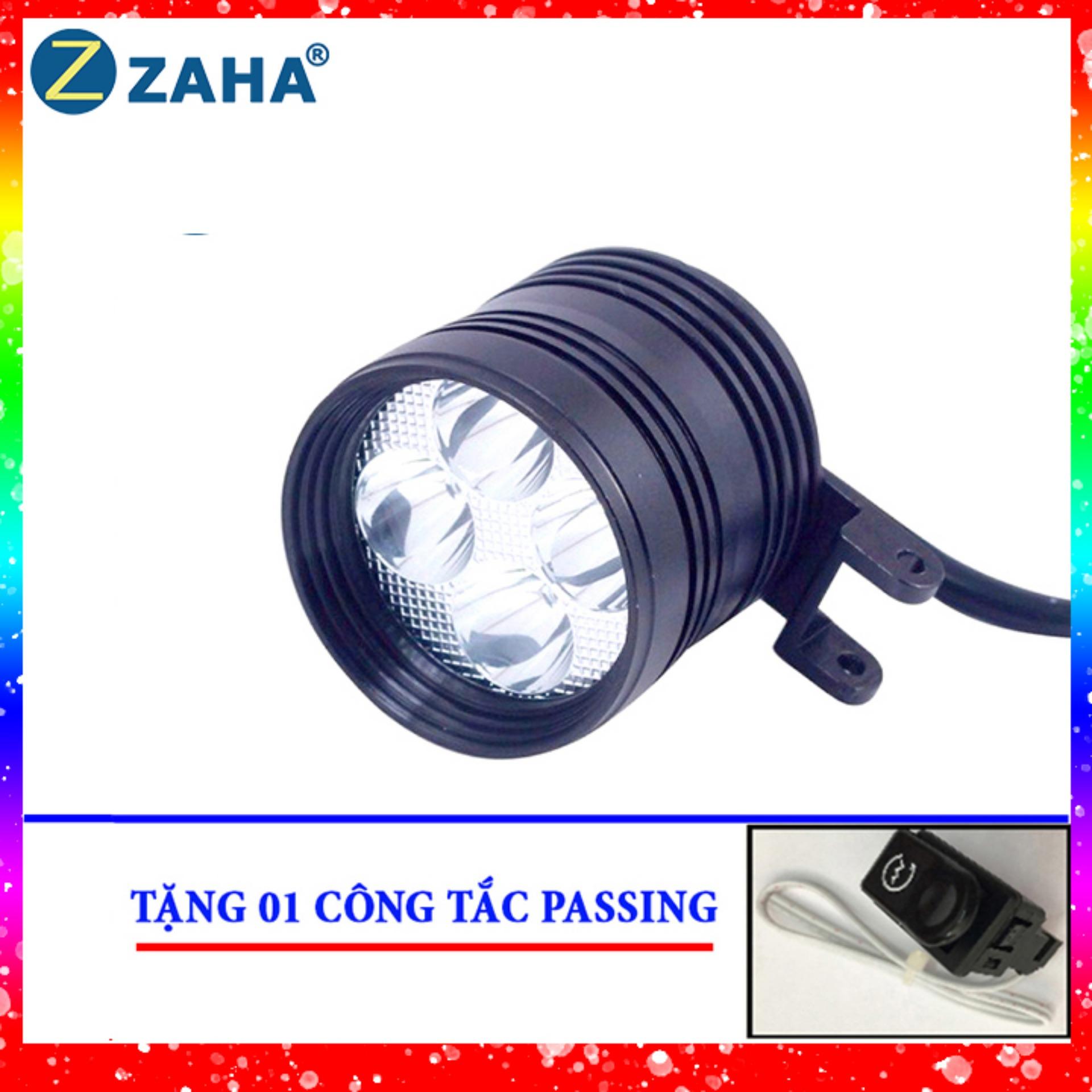 Đèn trợ sáng xe máy -  Đèn Led L4 CYT 3 chức năng + Công tắc passing siêu hot
