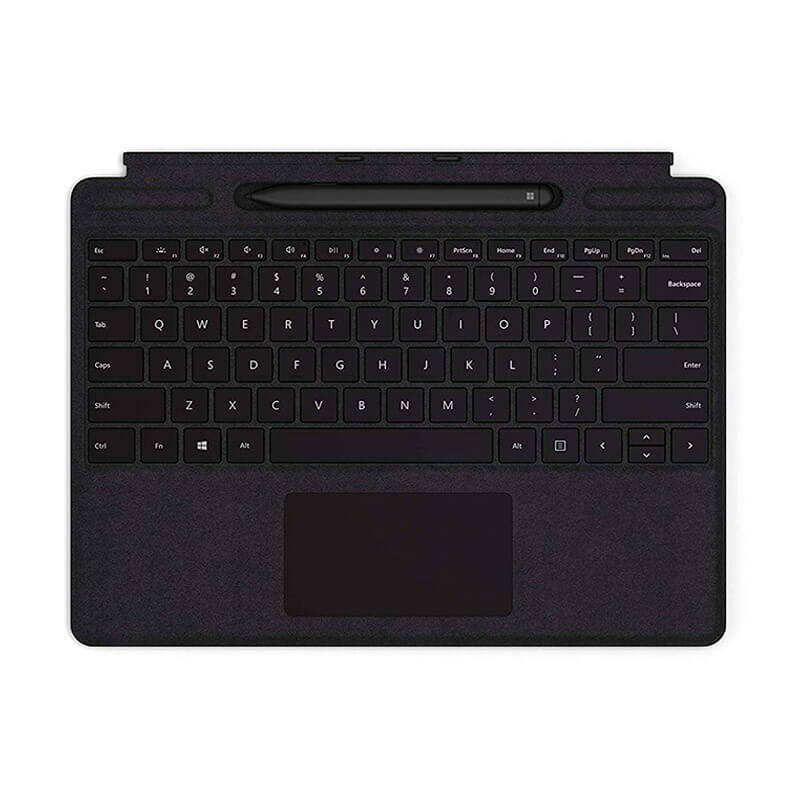 Thiết bị hỗ trợ máy tính bảng Microsoft Surface Pro X Type Cover with Slim Pen Bundlc Black QSW-0001