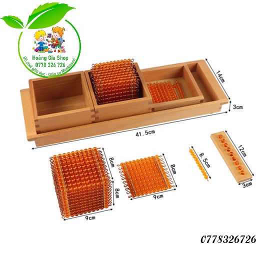 Tạo lượng hệ thập phân/ Khay biến đổi lượng hệ thập phân - Introduction to Decimal Symbols with Trays