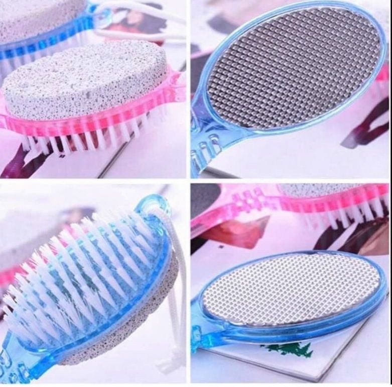 Dụng cụ chà gót chân 2 đầu - bàn chải chà gót chân tẩy tế bào chết 2 đầu