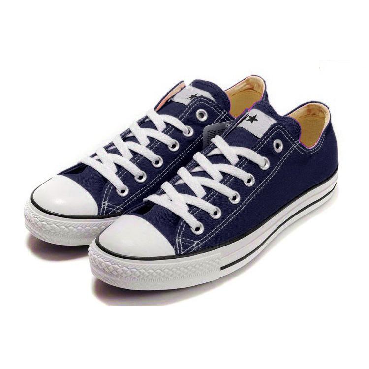 [HCM]Giày Sneaker Thể Thao CV Cổ Thấp Xanh Navy Nam