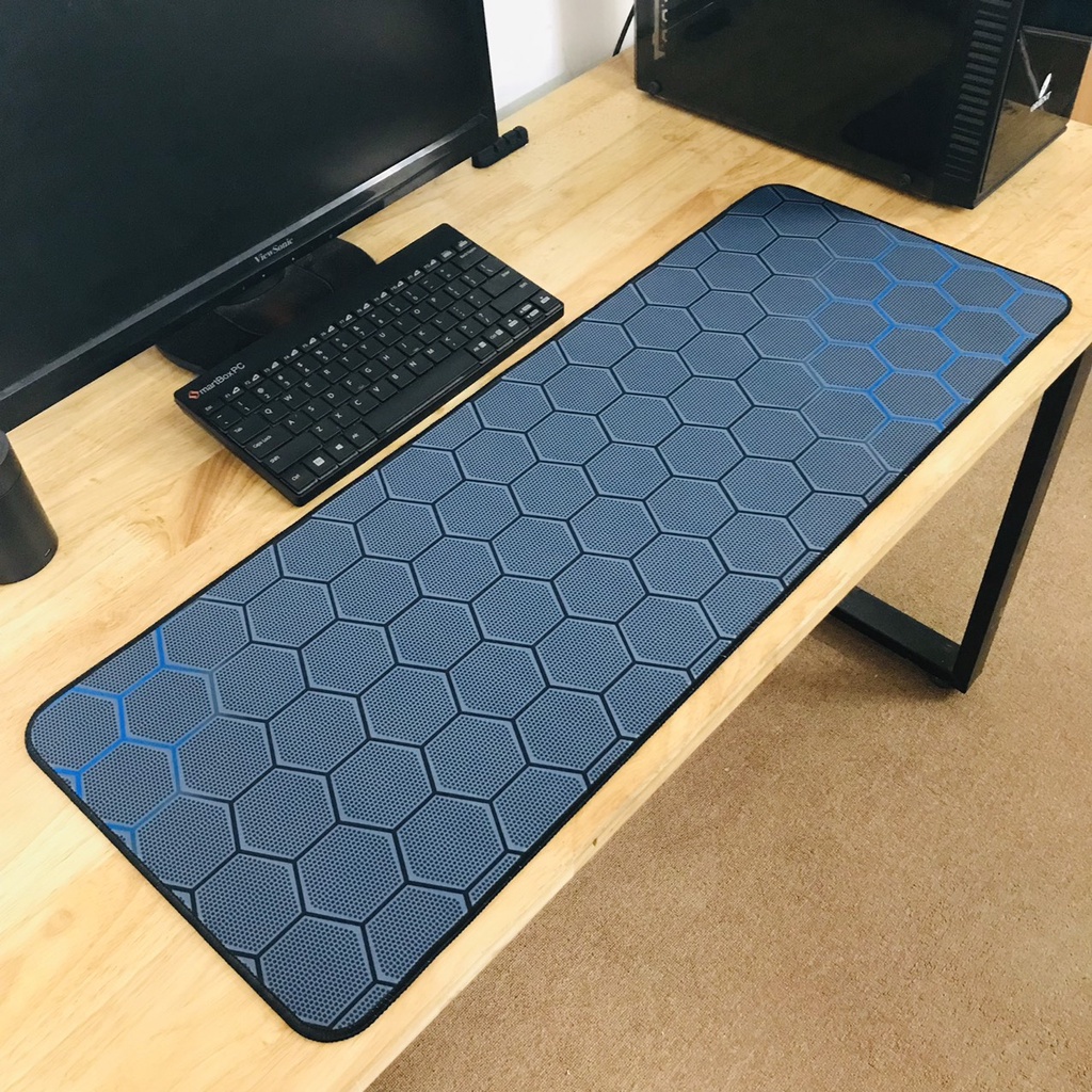  Pad Chuột Tấm Lót Chuột Khổ Lớn Cấu Trúc Tổ Ong Kt 80X30 Và 90X40 Cm 