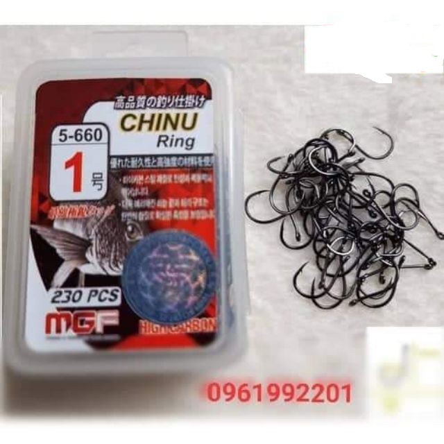 Lưỡi Câu Chinu Ring Cao Cấp Nhật Bản-lưỡi câu chinu cao cấp