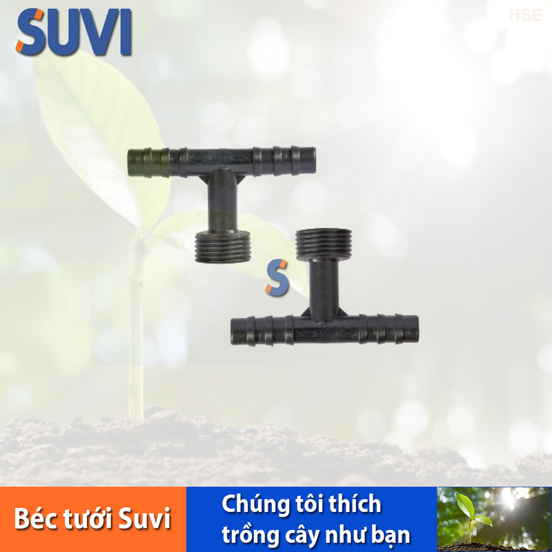 [HCM][10 Cái] T 2 đầu 10 ly ren ngoài 21 nhựa POM BB T10 RN 21