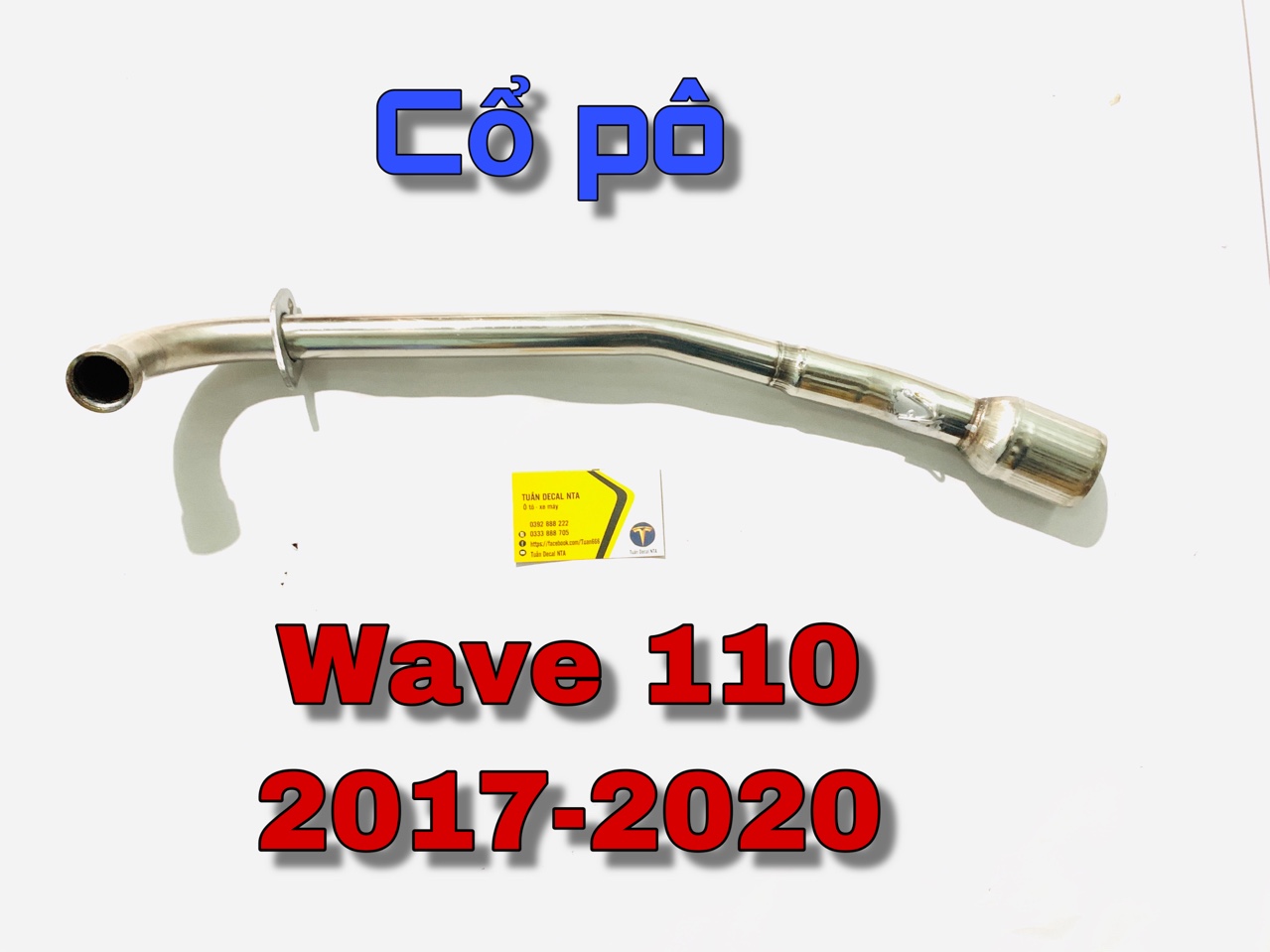 Cổ pô wave a 2018 - 219 wave 110 rsx