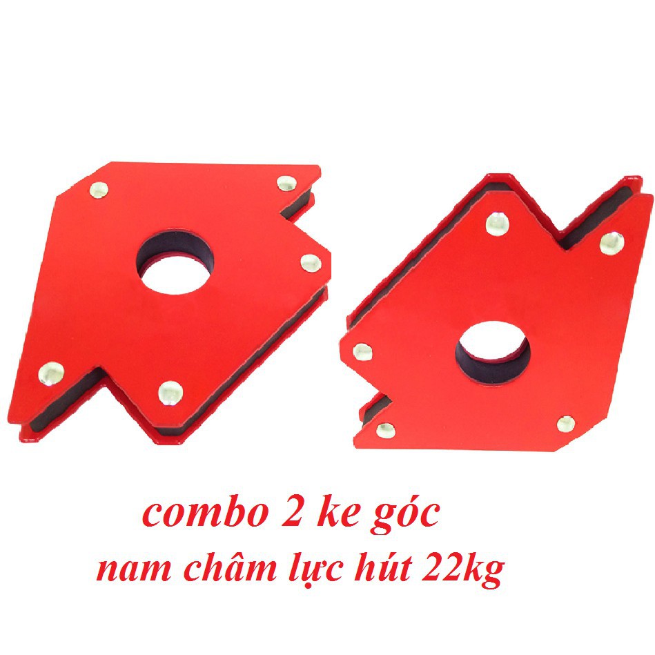 Bộ 2 ke góc nam châm 50lbs lực hút 22kg