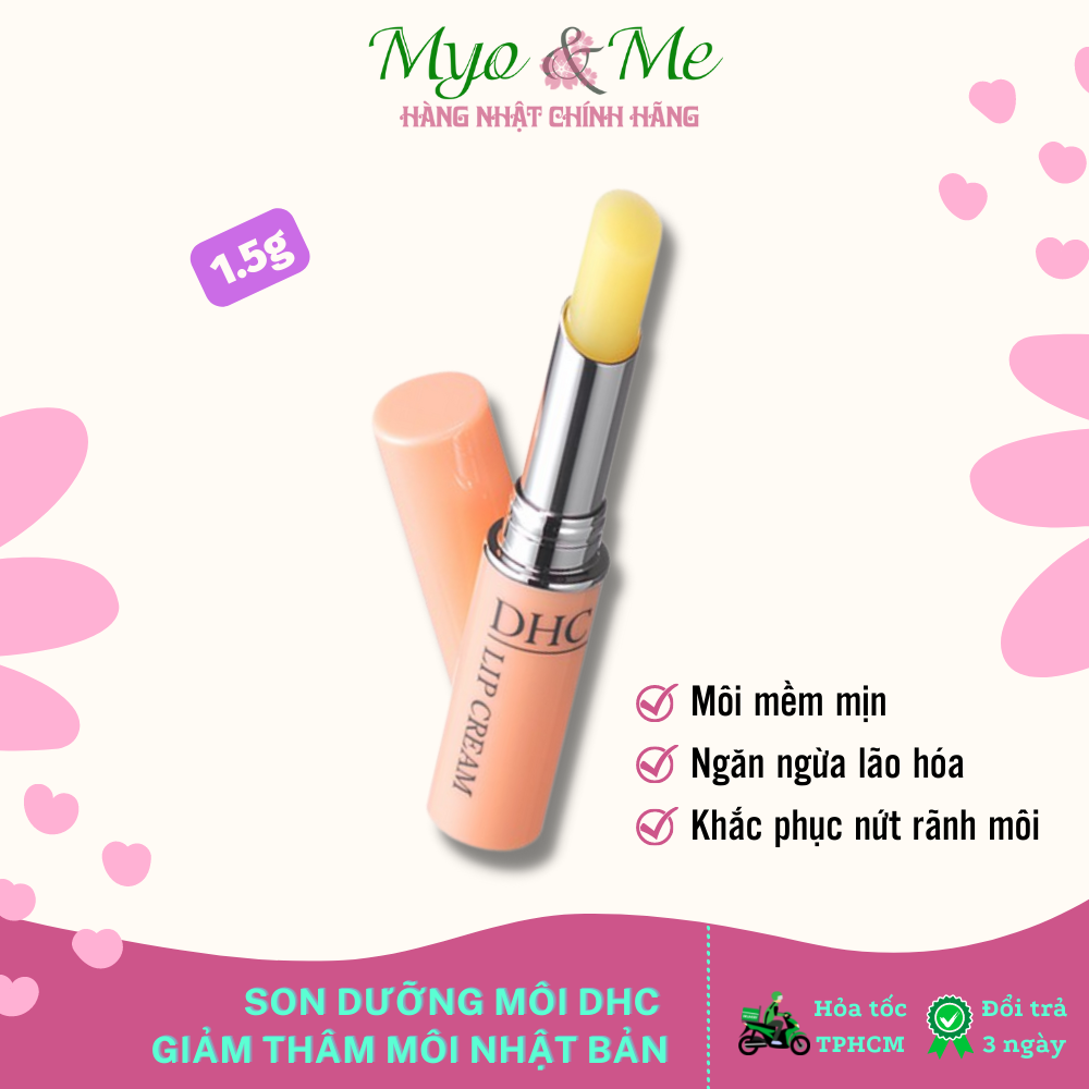 Son dưỡng môi dhc lip cream nhật bản giúp giảm thâm môi - 1.5g