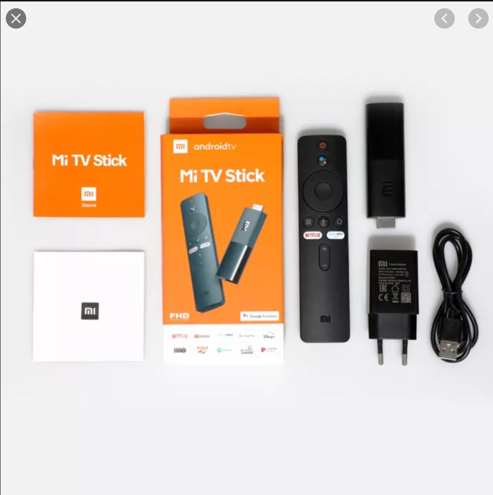 Phiên Bản Quốc Tế - Tiếng việt Xiaomi Mi Thiết Bị TV Stick 2K HDR Lõi Tứ Dolby DTS HD Giải Mã Kép Android 9.0 1GB RAM + 8GB ROM