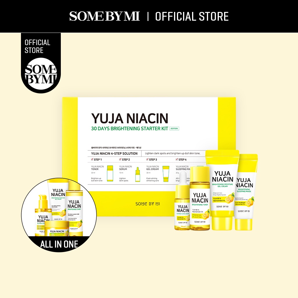 Bộ sản phẩm dưỡng trắng da Some By Mi Yuja Niacin 30 Days Brightening Stater Kit-Edition