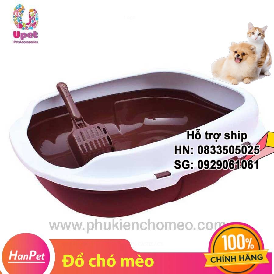 Hanpet - sp1411 - khay vệ sinh ovan nhỏ 3716 khay vệ sinh mèo