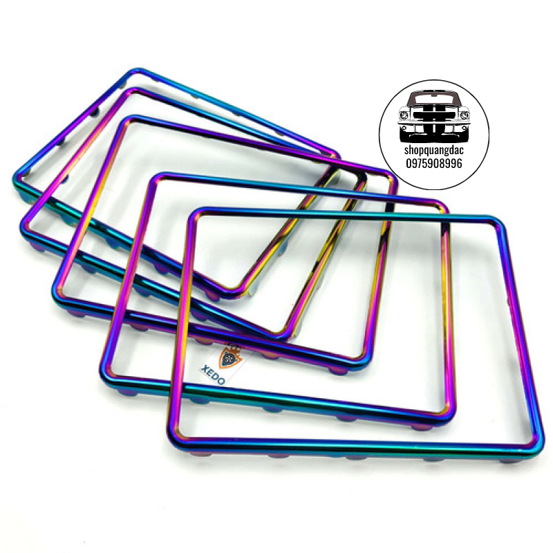 Viền biển số titan 7 màu hàng xịn không phai màu