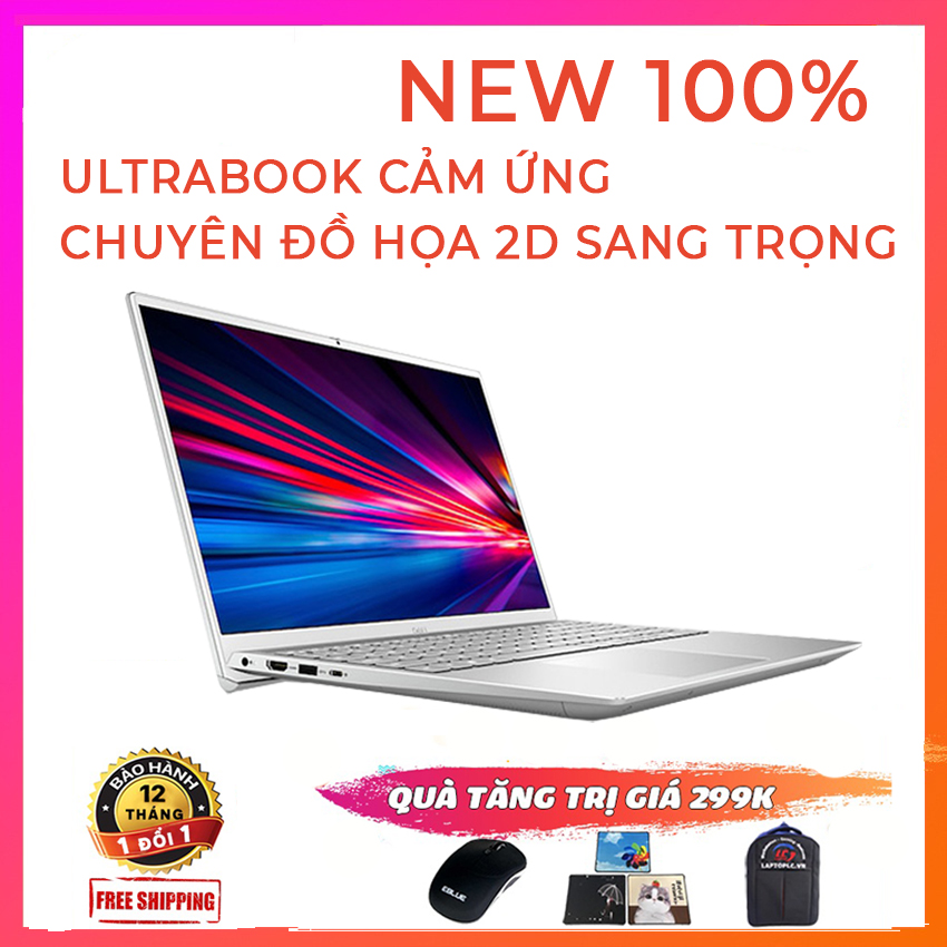 Dell inspiron 7501 trắng, ultrabook mỏng nhẹ sang trọng, i5-10300h, ram 8g, ssd 256g, vga intel uhd 620, màn 15.6 full hd ips