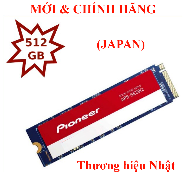 Ổ Cứng SSD PIONEER Japan 512GB M2 NVME Sata3 2.5