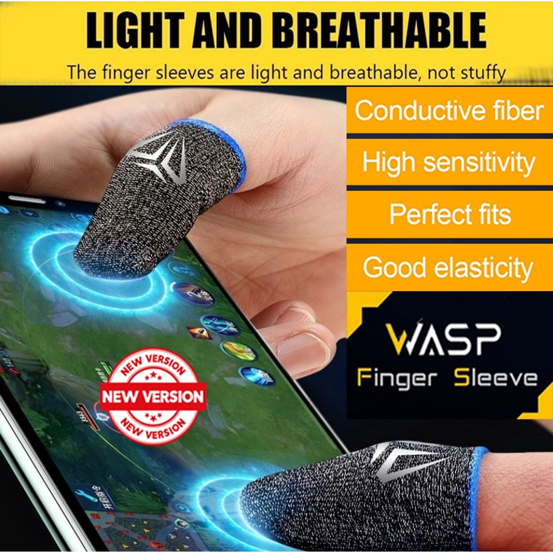 Bao tay chơi ff, Bao tay chơi game Shezi sợi Nano Bạc cao cấp cảm ứng - găng tay chơi game găng tay chơi ff PUBG, Liên quân, chống mồ hôi,  cực nhạy, co giãn cực tốt