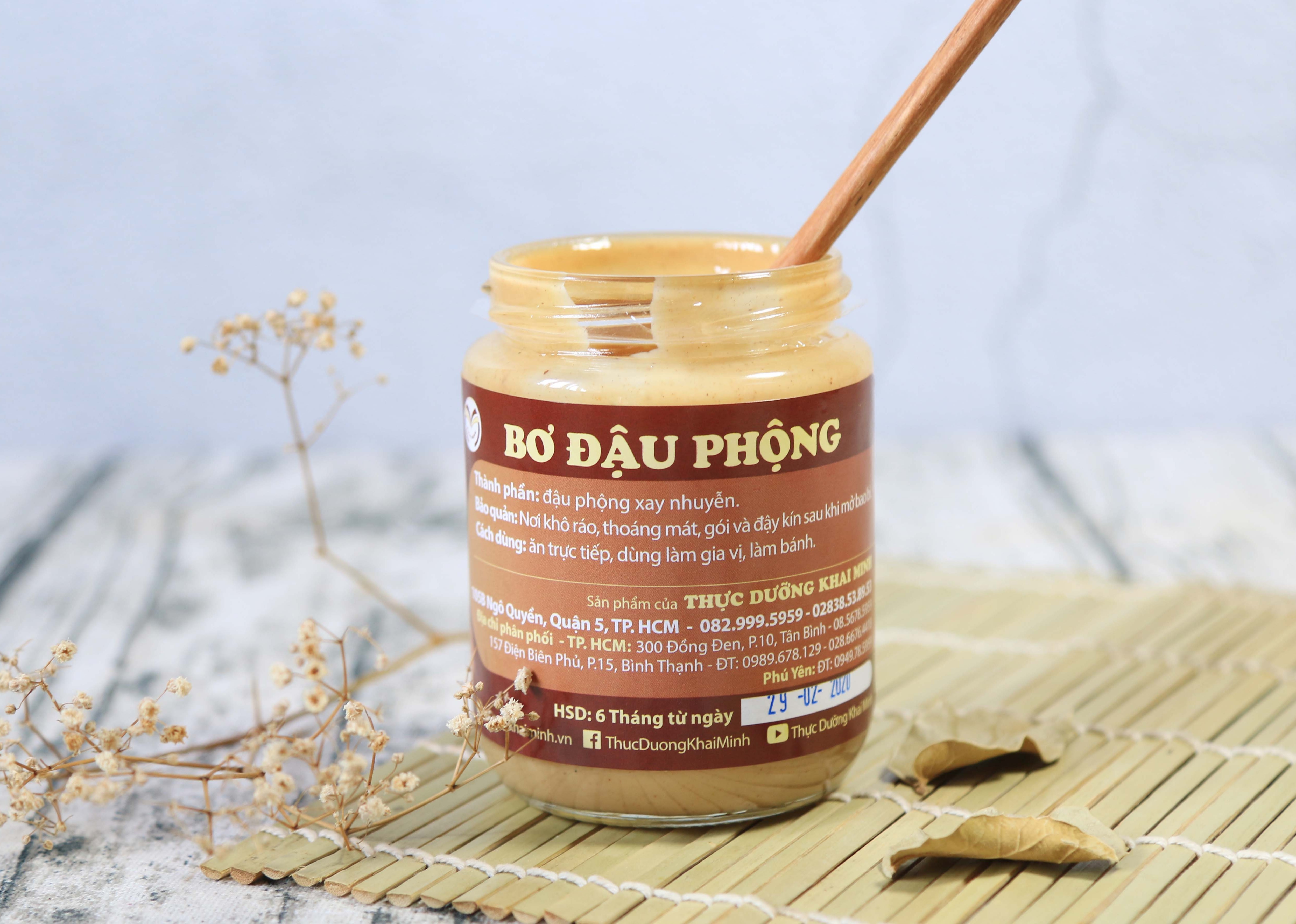 BƠ ĐẬU PHỘNG - 200GR - CỬA HÀNG THỰC DƯỠNG KHAI MINH CHÍNH HÃNG