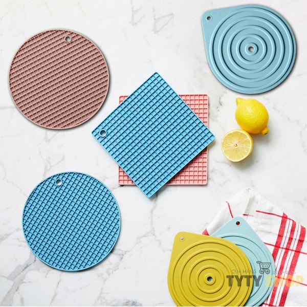 [HCM] Miếng lót nồi nhấc nồi Lock&Lock bằng silicone chịu được nhiệt độ cao 200 độ C màu Pastel CKT217 CKT218 CKT219 - HÀNG CHÍNH HÃNG