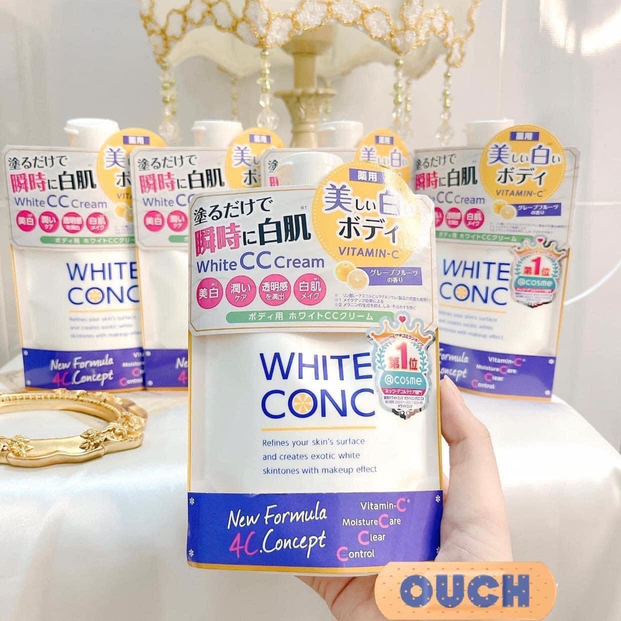 Sữa dưỡng thể white conc trắng da white cc cream 200g