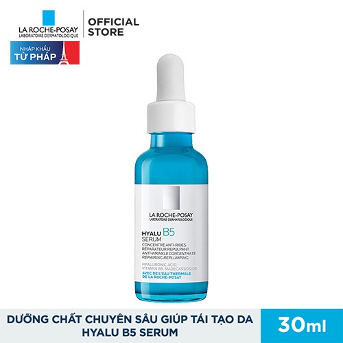 [HCM]Dưỡng Chất Dưỡng Ẩm Chuyên Sâu Giúp Hỗ Trợ Quá Trình Tái Tạo Da La Roche-Posay Hyalu B5 Serum 30ml