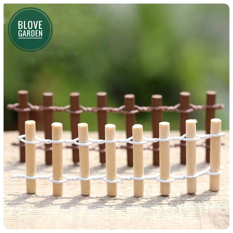 Tiểu cảnh trang trí - Hàng rào tròn làm phụ kiện trang trí tiểu cảnh mini, câu để bàn, cây cảnh, terium làm mô hình