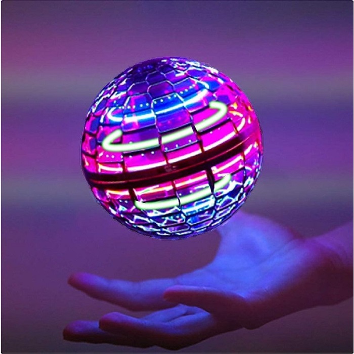 Quả cầu bay ma thuat, quả bóng bay ma thuat ufo cảm ứng lơ lửng thuật đồ chơi cho bé có đèn, điều khiển tự bay về