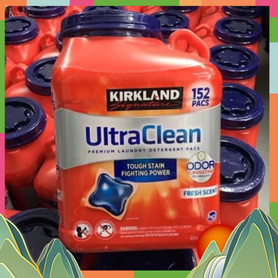 Viên giặt Kirkland Ultra Clean 3.6kg