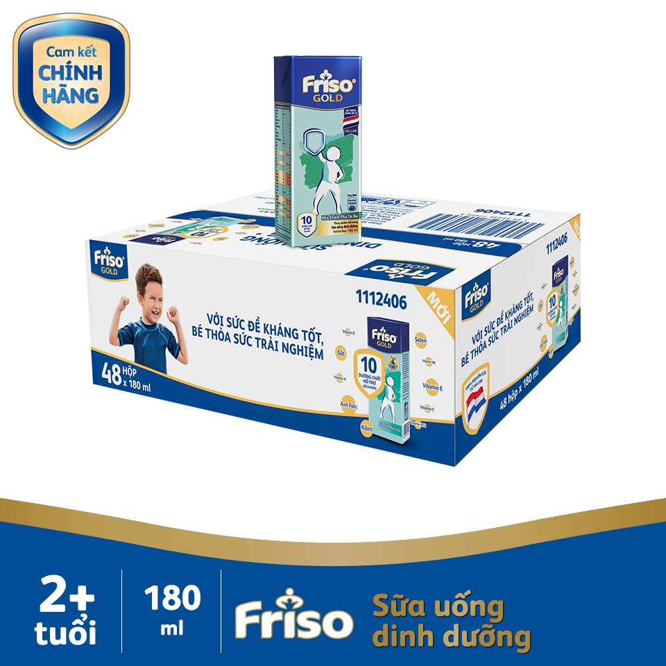 Thùng sữa bột pha sẵn friso rtd