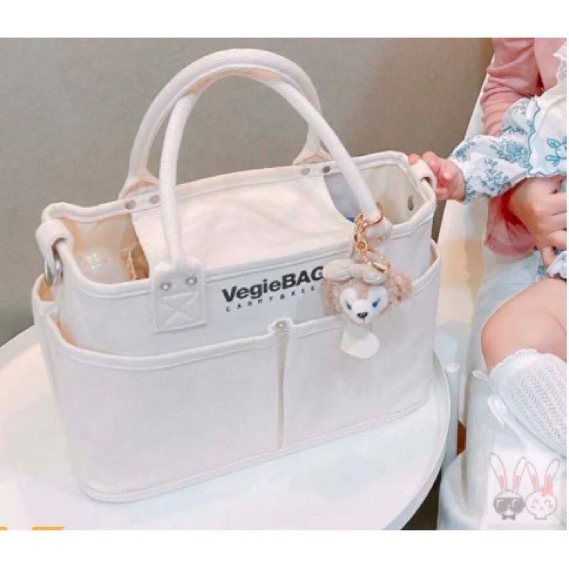 Túi bỉm sữa đa năng VEGIEBAG cho mẹ và bé-Túi đựng đồ cho mẹ bầu, mẹ bỉm sữa