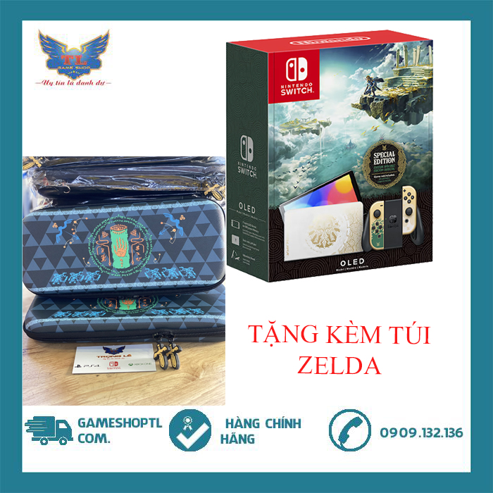 MÁY CHƠI GAME NINTENDO SWITCH OLED MODEL - THE LEGEND OF ZELDA: TEARS OF THE KINGDOM EDITION